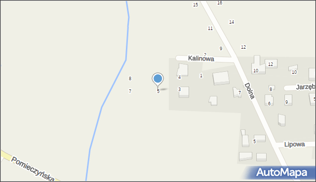 Przodkowo, Kalinowa, 5, mapa Przodkowo