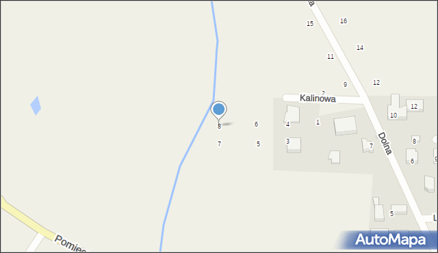 Przodkowo, Kalinowa, 8, mapa Przodkowo