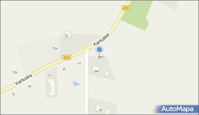 Przodkowo, Kartuska, 39b, mapa Przodkowo