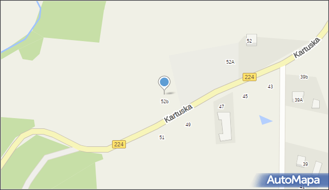 Przodkowo, Kartuska, 54n, mapa Przodkowo