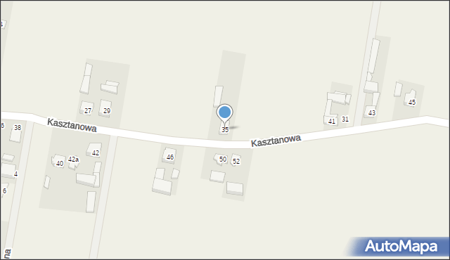 Przygodzice, Kasztanowa, 35, mapa Przygodzice