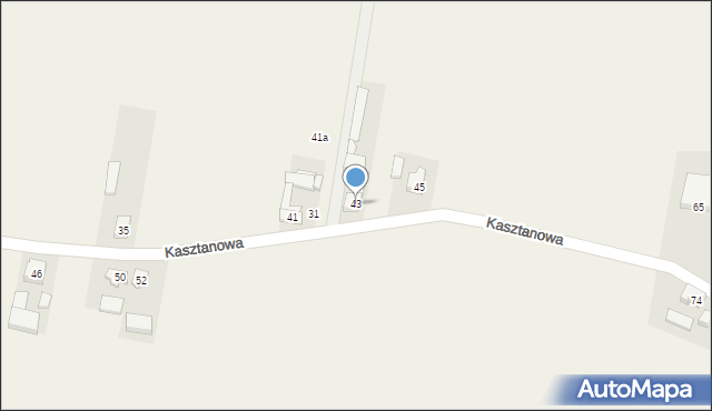 Przygodzice, Kasztanowa, 43, mapa Przygodzice