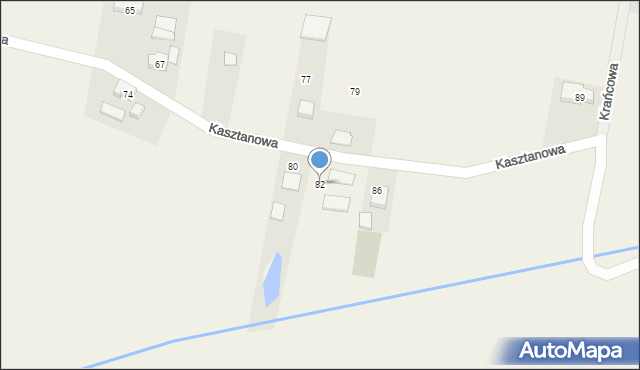 Przygodzice, Kasztanowa, 82, mapa Przygodzice