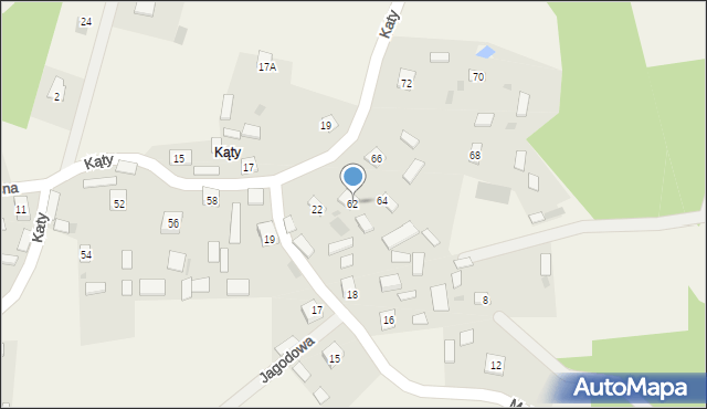 Przyszów, Katy, 62, mapa Przyszów