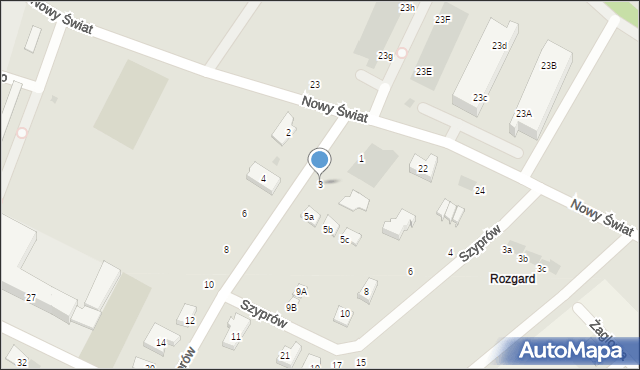 Puck, Kaprów, 3, mapa Puck