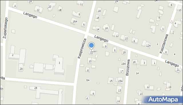 Puszczykowo, Kasprowicza Jana, 12, mapa Puszczykowo