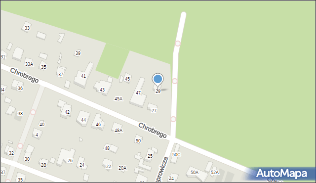 Puszczykowo, Kasprowicza Jana, 29, mapa Puszczykowo