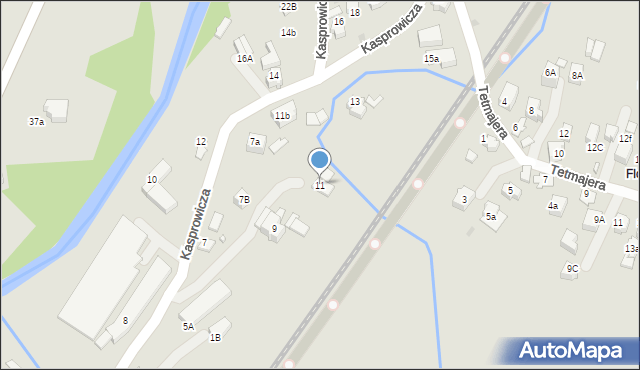 Rabka-Zdrój, Kasprowicza Jana, 11, mapa Rabka-Zdrój