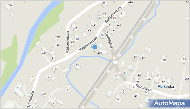 Rabka-Zdrój, Kasprowicza Jana, 22s, mapa Rabka-Zdrój