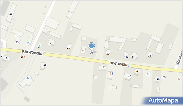 Radziłów, Karwowska, 25, mapa Radziłów