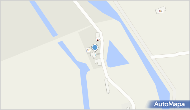 Rokitnica, Kanałowa, 1, mapa Rokitnica