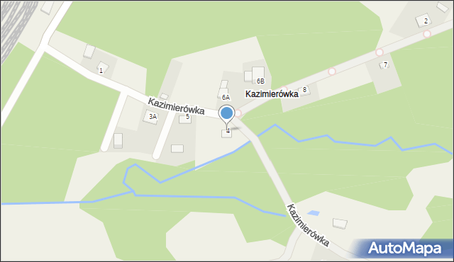 Rokitno Szlacheckie, Kazimierówka, 4, mapa Rokitno Szlacheckie