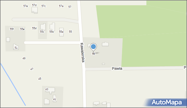 Rozalin, Kawalerska, 56, mapa Rozalin