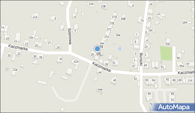 Ruda Śląska, Kaczmarka Ignacego, 35A, mapa Rudy Śląskiej
