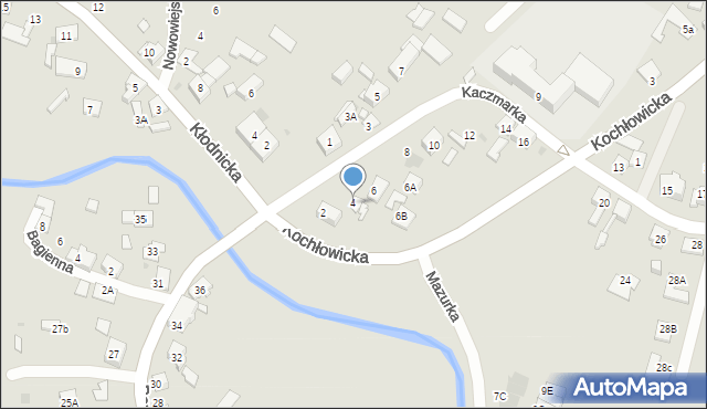 Ruda Śląska, Kaczmarka Ignacego, 4, mapa Rudy Śląskiej