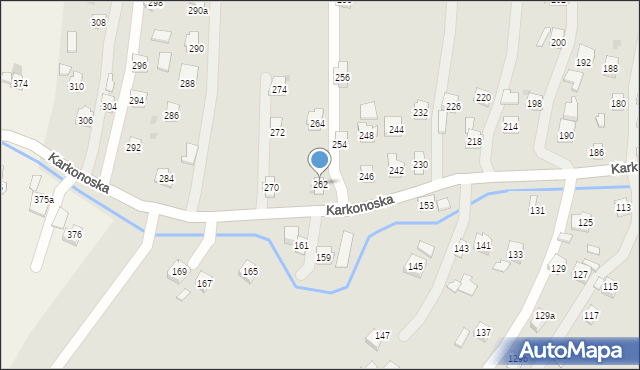 Rzeszów, Karkonoska, 262, mapa Rzeszów