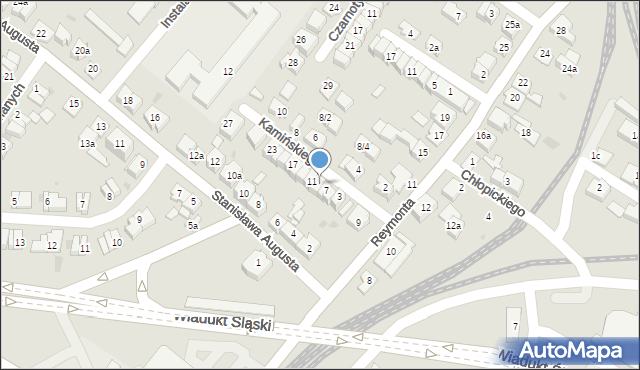 Rzeszów, Kamińskiego Aleksandra, dh., 9, mapa Rzeszów