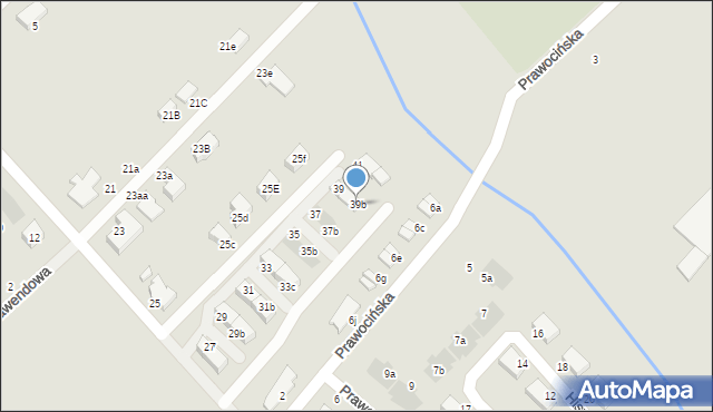 Siechnice, Kalinowa, 39b, mapa Siechnice