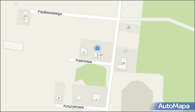 Siemiątkowo, Kalinowa, 2, mapa Siemiątkowo