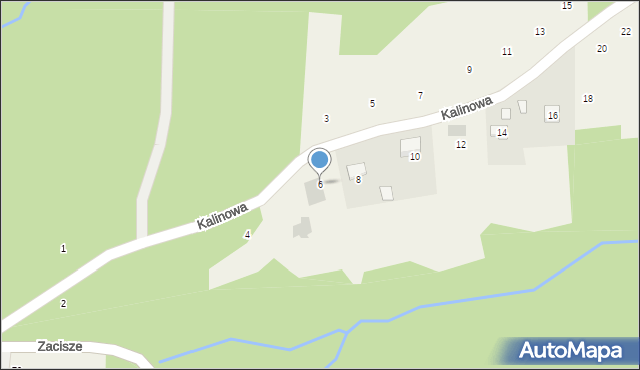Siepraw, Kalinowa, 6, mapa Siepraw