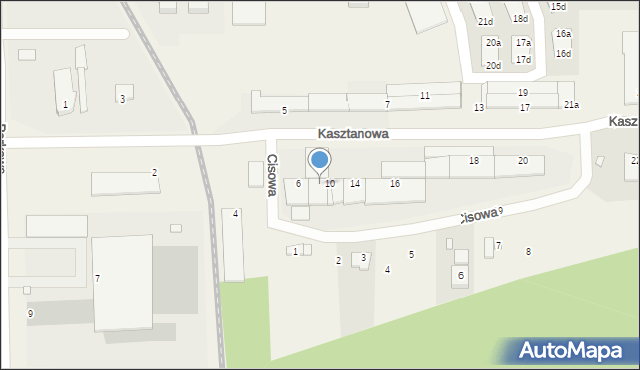 Skarbimierz-Osiedle, Kasztanowa, 8, mapa Skarbimierz-Osiedle