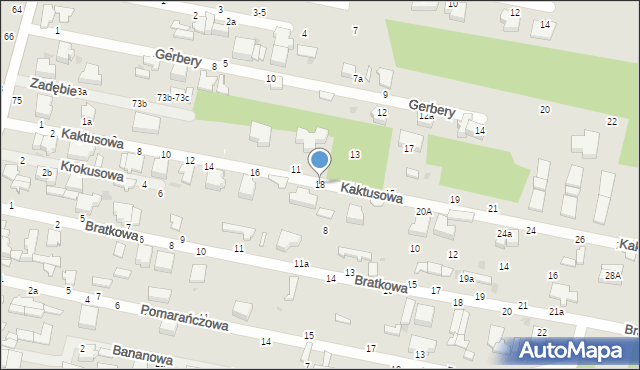 Skierniewice, Kaktusowa, 18, mapa Skierniewic