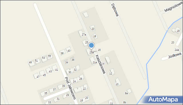 Skowarcz, Kasztanowa, 23a, mapa Skowarcz