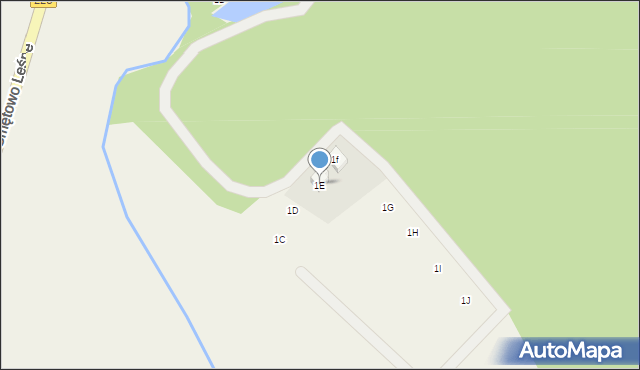 Smętowo Chmieleńskie, Kaszubska, 1E, mapa Smętowo Chmieleńskie