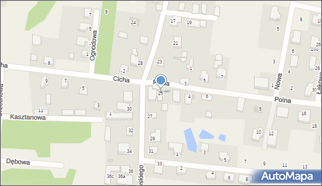 Sochonie, Kaczorowskiego Ryszarda, prezydenta, 25, mapa Sochonie