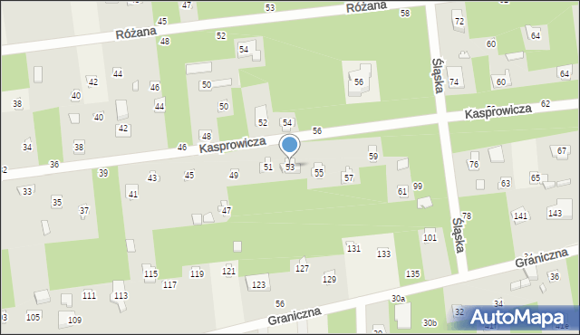 Sokolniki-Las, Kasprowicza Jana, 53, mapa Sokolniki-Las