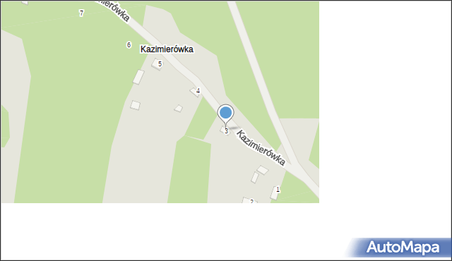 Solec nad Wisłą, Kazimierówka, 3, mapa Solec nad Wisłą