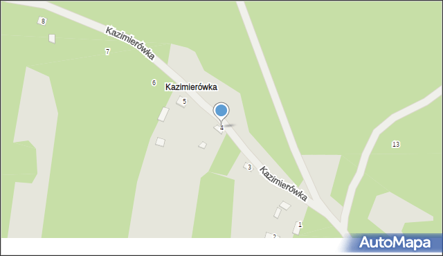 Solec nad Wisłą, Kazimierówka, 4, mapa Solec nad Wisłą