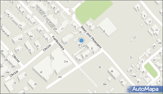 Sopot, Karlikowska, 29A, mapa Sopotu