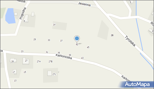 Sosnówka, Karkonoska, 41, mapa Sosnówka
