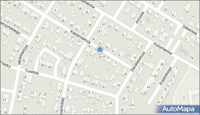 Środa Wielkopolska, Kasprowicza Jana, 5, mapa Środa Wielkopolska