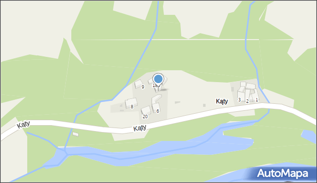 Sromowce Wyżne, Kąty, 10, mapa Sromowce Wyżne