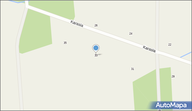 Stachowo, Karasia, 33, mapa Stachowo