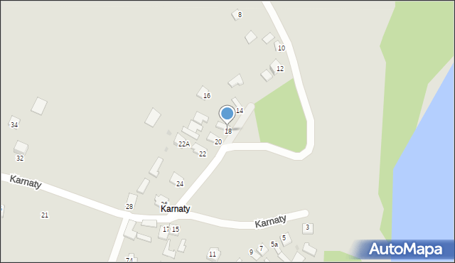 Stalowa Wola, Karnaty, 18, mapa Stalowa Wola