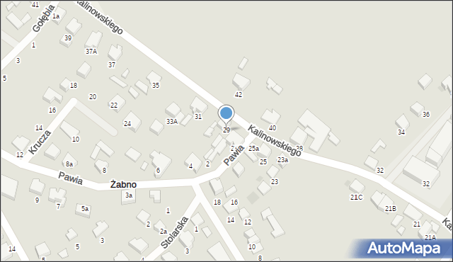 Starogard Gdański, Kalinowskiego Franciszka, ks., 29, mapa Starogard Gdański