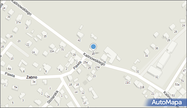 Starogard Gdański, Kalinowskiego Franciszka, ks., 40, mapa Starogard Gdański