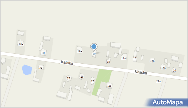 Staw, Kaliska, 19, mapa Staw