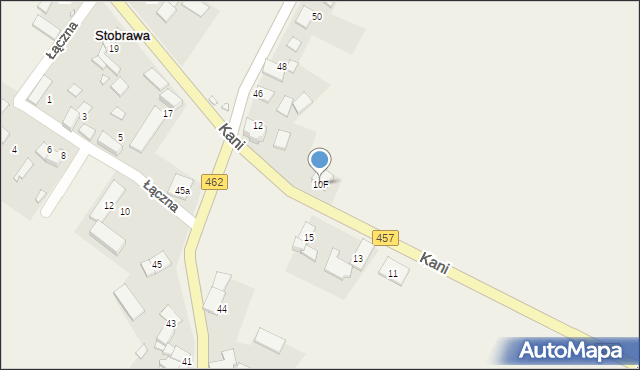Stobrawa, Kani Jakuba, 10F, mapa Stobrawa