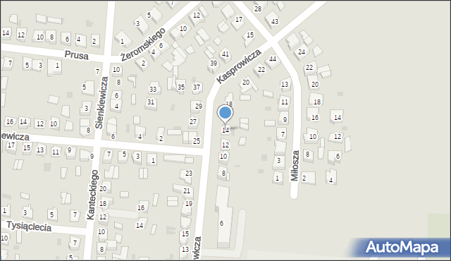 Strzelno, Kasprowicza Jana, 14, mapa Strzelno