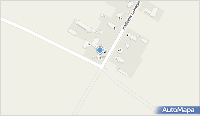 Suchodaniec, Kadetów Lwowskich, 1c, mapa Suchodaniec