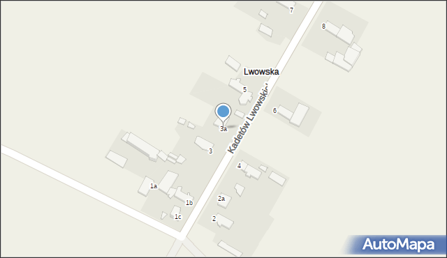 Suchodaniec, Kadetów Lwowskich, 3a, mapa Suchodaniec