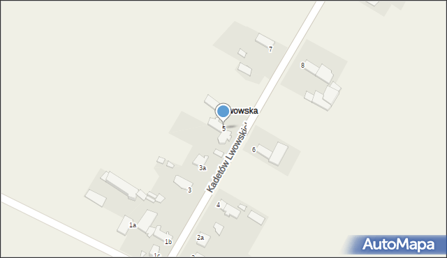 Suchodaniec, Kadetów Lwowskich, 5, mapa Suchodaniec