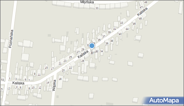 Sulmierzyce, Kaliska, 30, mapa Sulmierzyce