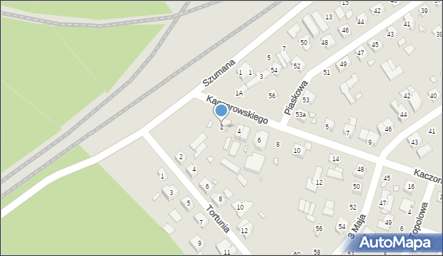 Swarzędz, Kaczorowskiego Teofila, 2, mapa Swarzędz