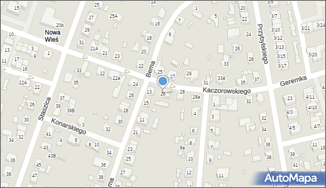 Swarzędz, Kaczorowskiego Teofila, 26, mapa Swarzędz