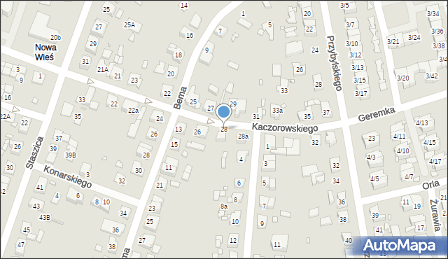 Swarzędz, Kaczorowskiego Teofila, 28, mapa Swarzędz